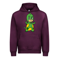 Mauve Wine gekko cat boy Urban Hoodie - PixelFlow