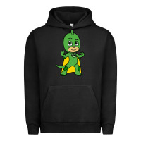 Pigment Black gekko cat boy Urban Hoodie - PixelFlow