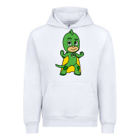 White gekko cat boy Urban Hoodie - PixelFlow