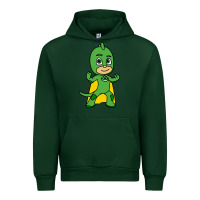 Forest Green gekko cat boy Urban Hoodie - PixelFlow