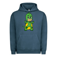 Pigment Midnight Navy gekko cat boy Urban Hoodie - PixelFlow