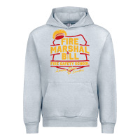 Heather Grey fire marshal bill fire safety school funny firefighter t shirt Urban Hoodie - PixelFlow