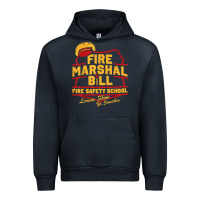 Navy fire marshal bill fire safety school funny firefighter t shirt Urban Hoodie - PixelFlow