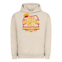 Pigment French Oak fire marshal bill fire safety school funny firefighter t shirt Urban Hoodie - PixelFlow