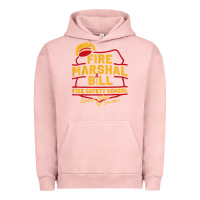 Pigment Salmon fire marshal bill fire safety school funny firefighter t shirt Urban Hoodie - PixelFlow