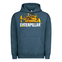 Pigment Midnight Navy bulldozercat 2 Urban Hoodie - PixelFlow