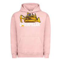 Pigment Salmon bulldozercat 2 Urban Hoodie - PixelFlow