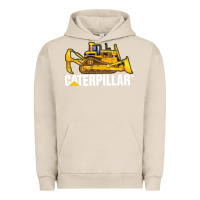 Pigment French Oak bulldozercat 2 Urban Hoodie - PixelFlow
