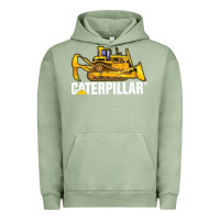 Pigment Oil Green bulldozercat 2 Urban Hoodie - PixelFlow