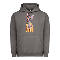 Pigment Tornado Colorful Cat Urban Hoodie - PixelFlow