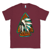 Burgundy indian headdress arrowhead Classic Tee - Jasminsmagicworld