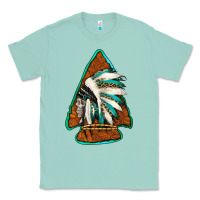 Seafoam indian headdress arrowhead Classic Tee - Jasminsmagicworld