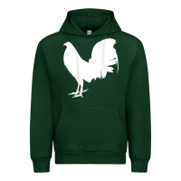 Forest Green game fowl gallegos, rooster, chicken t shirt Urban Hoodie - PixelFlow