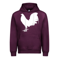Mauve Wine game fowl gallegos, rooster, chicken t shirt Urban Hoodie - PixelFlow