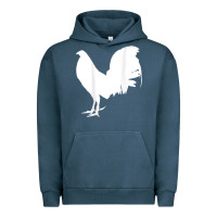 Pigment Midnight Navy game fowl gallegos, rooster, chicken t shirt Urban Hoodie - PixelFlow