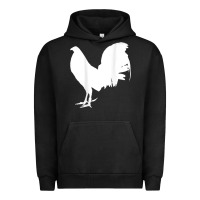 Pigment Black game fowl gallegos, rooster, chicken t shirt Urban Hoodie - PixelFlow