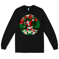 Black Dancing santa Long Sleeve Tee - FaDigitalArtStudio
