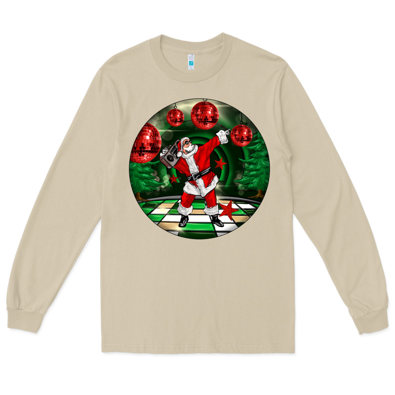 Dancing Santa Long Sleeve Tee by FaDigitalArtStudio | Teevron