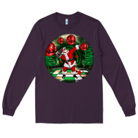 Plum Dancing santa Long Sleeve Tee - FaDigitalArtStudio
