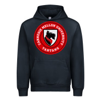 Navy carnegie mellon tartans Urban Hoodie - SnappyArt