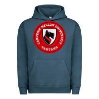 Pigment Midnight Navy carnegie mellon tartans Urban Hoodie - SnappyArt