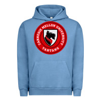 Pigment Pebble Blue carnegie mellon tartans Urban Hoodie - SnappyArt