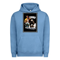 Pigment Pebble Blue tego calderon Urban Hoodie - SnappyArt