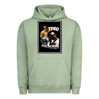 Pigment Oil Green tego calderon Urban Hoodie - SnappyArt