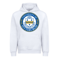White the-university-of-pittsburgh Urban Hoodie - SnappyArt
