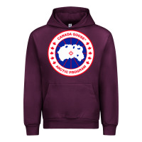 Mauve Wine canada goose Urban Hoodie - SnappyArt