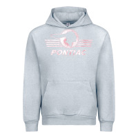 Heather Grey pontiac distressed Urban Hoodie - SnappyArt