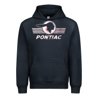 Navy pontiac distressed Urban Hoodie - SnappyArt