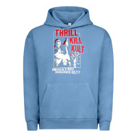Pigment Pebble Blue Thrill Kill Kults, Thrill Kill Kults vintage, Thrill Kill Kults art, T Urban Hoodie - SnappyArt