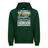 Forest Green VietNam Veteran daughter Most People Never Meet Their Heroes Urban Hoodie - SnappyArt