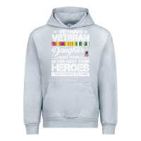 Heather Grey VietNam Veteran daughter Most People Never Meet Their Heroes Urban Hoodie - SnappyArt