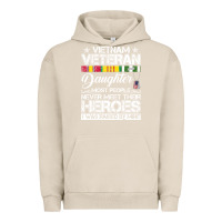 Pigment French Oak VietNam Veteran daughter Most People Never Meet Their Heroes Urban Hoodie - SnappyArt