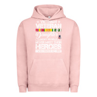 Pigment Salmon VietNam Veteran daughter Most People Never Meet Their Heroes Urban Hoodie - SnappyArt