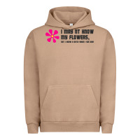 Pigment Burro i may not know my flowers  t shirt Urban Hoodie - SnappyArt
