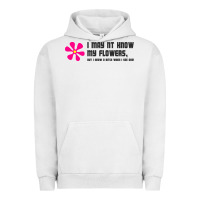 Pigment Lunar Rock i may not know my flowers  t shirt Urban Hoodie - SnappyArt