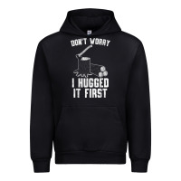 Black lumberjack don't worry i hugged it first lumberjack wood cutter logger Urban Hoodie - SnappyArt