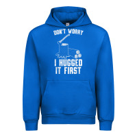 Cobalt lumberjack don't worry i hugged it first lumberjack wood cutter logger Urban Hoodie - SnappyArt