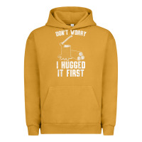 Pigment Peanut Butter lumberjack don't worry i hugged it first lumberjack wood cutter logger Urban Hoodie - SnappyArt