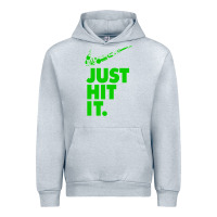 Heather Grey Just Hit It Cannabis Weed Vintage Retro Design for Weed Lover Urban Hoodie - SnappyArt