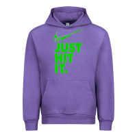Tulip Just Hit It Cannabis Weed Vintage Retro Design for Weed Lover Urban Hoodie - SnappyArt