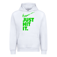 White Just Hit It Cannabis Weed Vintage Retro Design for Weed Lover Urban Hoodie - SnappyArt