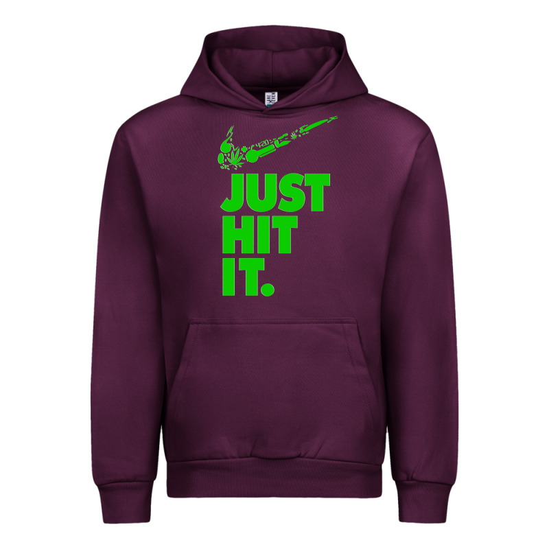 Just Hit It Cannabis Weed Vintage Retro Design For Weed Lover Urban Hoodie by SnappyArt | Teevron