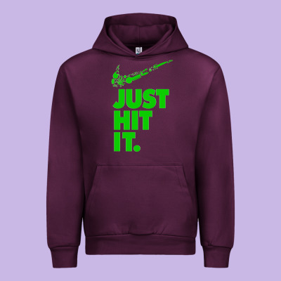 Just Hit It Cannabis Weed Vintage Retro Design For Weed Lover Urban Hoodie Designed By Snappyart