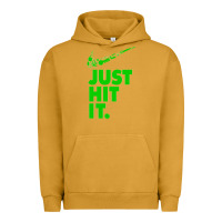 Pigment Peanut Butter Just Hit It Cannabis Weed Vintage Retro Design for Weed Lover Urban Hoodie - SnappyArt