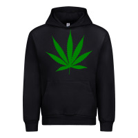 Black Weed Urban Hoodie - SnappyArt