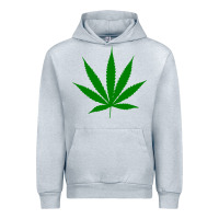 Heather Grey Weed Urban Hoodie - SnappyArt